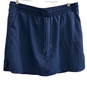 St. John's Bay Women's Blue Skort XL Activewear with Pockets
